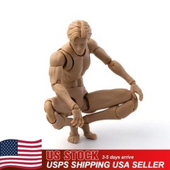 US Mirrfig 1/12 Male Super Flexible Moveable Thin Joint Body Model For 6″ Figure