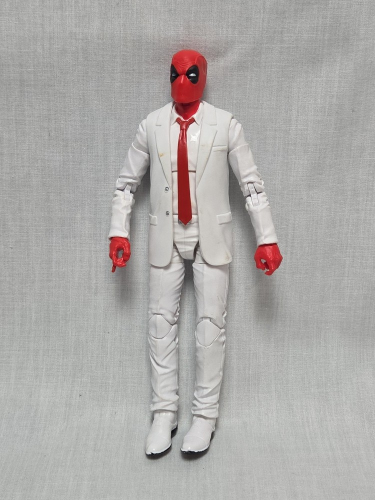 Marvel Legends White Suit Deadpool (Hit Monkey 2 Pack) 6” Action Figures