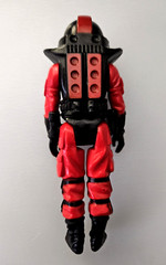 Red Wolf Roboskull Driver Action Figure Vintage / Palitoy Action Force 1983
