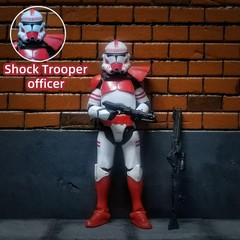 3.75 Inch Clone Trooper 1/18 501st 187th Legion Shock Action Figure REX ARF Toy.