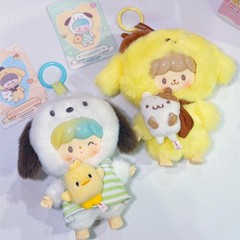F.UN zZoton Sanrio Love-league Buddies Series Plush Doll Figure Box Art Toys