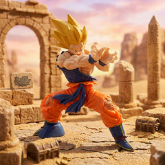 Dragon Ball Z Goku Action Figure Battle Damaged Super Saiyan Anime Model Toy