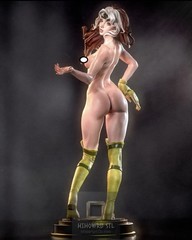 Rogue Nsfw 3d figure/statue 25 cm Handmade Collectible