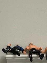 Lot Of 6 Vintage OSFTM 1998-99 Working Wrestling Action Figures See Photos/Video