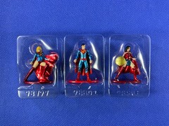 Supergirl Superman Wonder Woman DC Comics Jada Nano Die-Cast Metal Figures Lot
