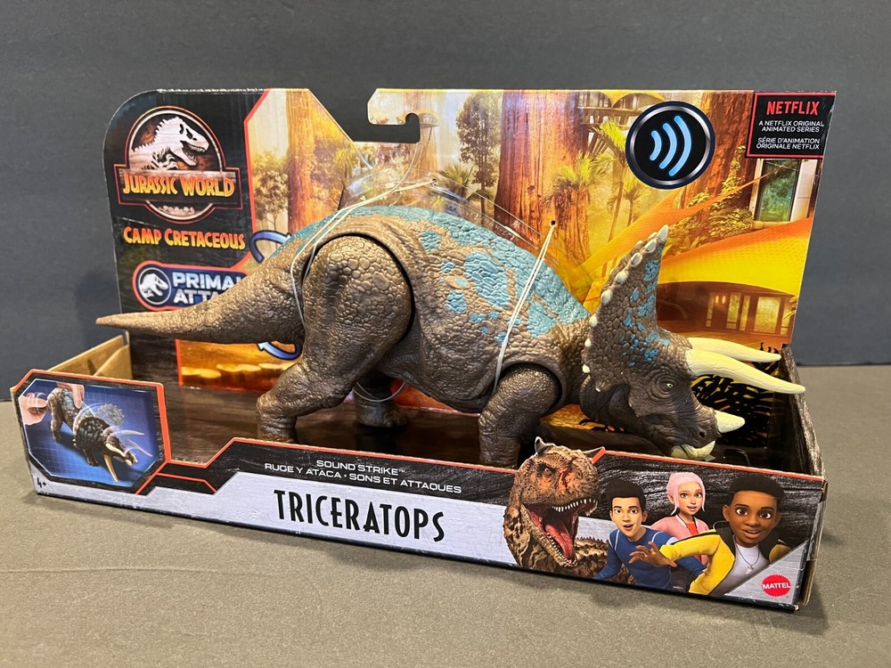 Mattel Jurassic World Camp Cretaceous NIB Rare w/Sound Dinosaur 2020 New