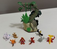 Pokemon Select Wild Jungle Enviroment 25 Figures Lot Mankey Treecko Bobble Head
