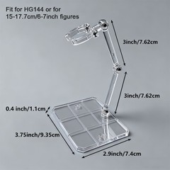 12PC HG144 Adjustable Action Figure Display Holder Base Doll Model Support Stand