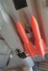 3D Printed Weapons Center Pylon For The 1983 Gi Joe Sky Striker ARAH
