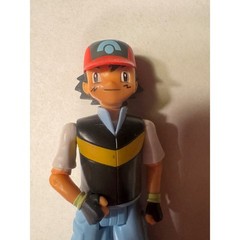 Pokemon Ash Ketchum Action Figure 2007 Jakks Pacific Diamond Pearl Nintendo 5″