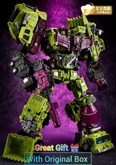 Jinbao Oversized Devastator Gravity Builder All sets＊With Original Box＊