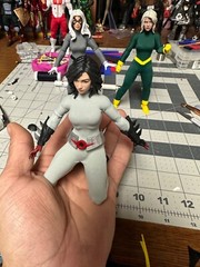 1/12 female one piece body suits , marvel legends, mezco type bodys