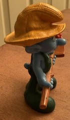 Vintage Smurf Farmer 2011 Peyo McDonalds TV Movie Character Toy 2.75” New