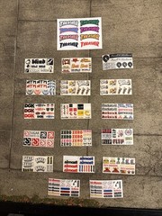 Tech Deck Sticker Sheets & Thrasher Magazine & Nike Sb Sticker Sheet-pick ‘Em!