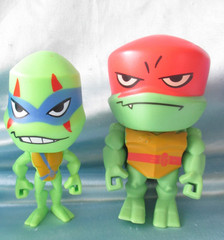 Teenage Mutant Ninja Turtles Sonic Wacky Pack Krang Foot Solder 5 Figures Lot