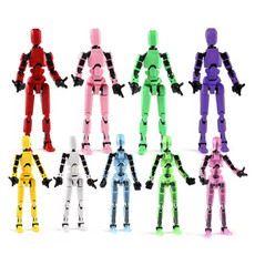 T13 Titan Articulated Robot Figure with Dog Model Toy
