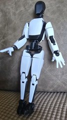 3D Printed Articulated Tesla Optimus Robot Figure-based on Dummy 13 – 9.5″ Tall