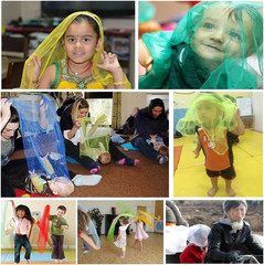 Dance Scarves Music Scarves for Children Movement and Juggling 12pcs