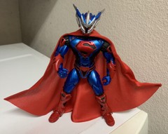 Custom DC McFarlane Mezco Superman Armor Wired Cloth 1:12 CAPE ONLY Not Figure