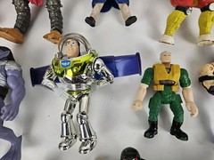 Large 1990’s Action Figure Toy Lot; Scooby Doo, Power Rangers, Ninja Turtles Etc
