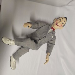 Pee Wee Herman And Chairy Stuffed Dolls Makes Sounds Eyes Move Vintage
