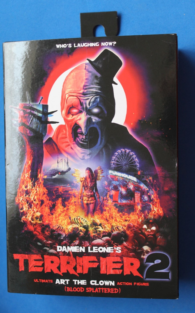 NECA DAMIEN LEONE’S TERRIFIER 2 ULTIMATE ART THE CLOWN FIGURE NEW IN BOX