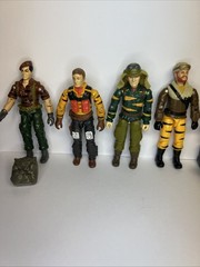 Gi Joe Tiger Force 1988 Lot Flint, Duke, Lifeline, Roadblock, Dusty, All 10