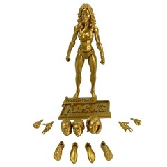 Gold Female Blank Action Figure 10th Anniversary Vitruvian H.A.C.K.S.