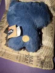 NEW Fuggler Alley Cats Blue Cheezee 5″ Plush Keychain Dangler Bag Charm