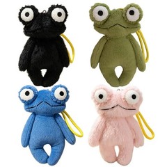 7.1in Frog Plush Pendant Toy Cute Stuffed Animal Doll Bag Charm Soft Gift