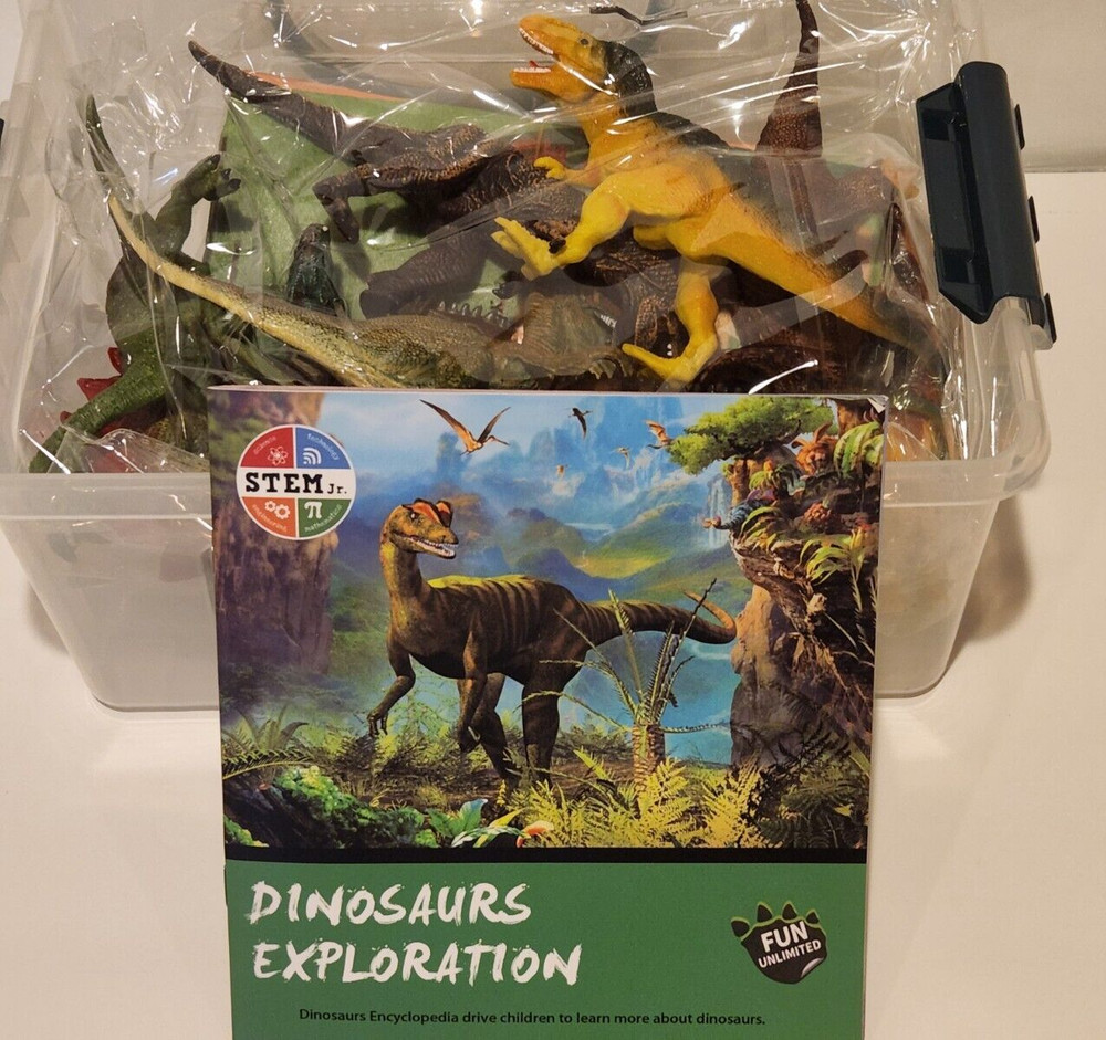Dinosaur Paradise Toy Figures With Paradise Placemat- Sealed – 3+ years and up!