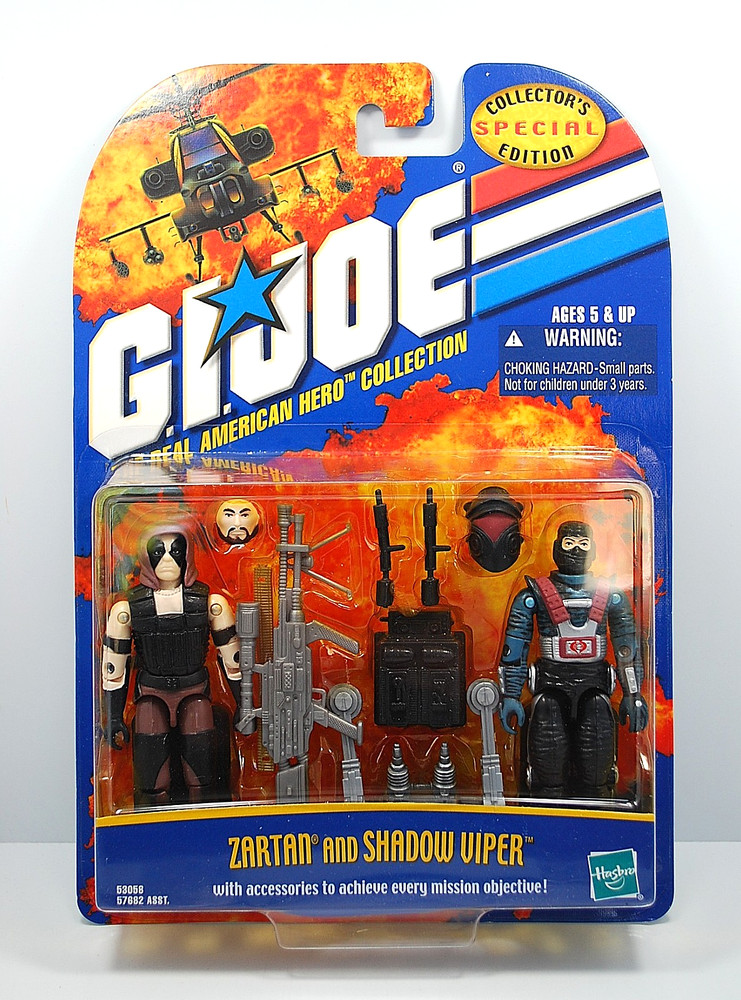 2001 GI Joe RAH Special Collectors Edition Zartan & Shadow Viper 2 Pack New READ