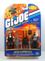 2001 GI Joe RAH Special Collectors Edition Zartan & Shadow Viper 2 Pack New READ