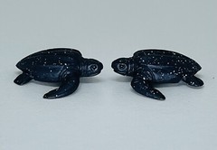 Lot Of 10 Turtles Hard Plastic And Rubber