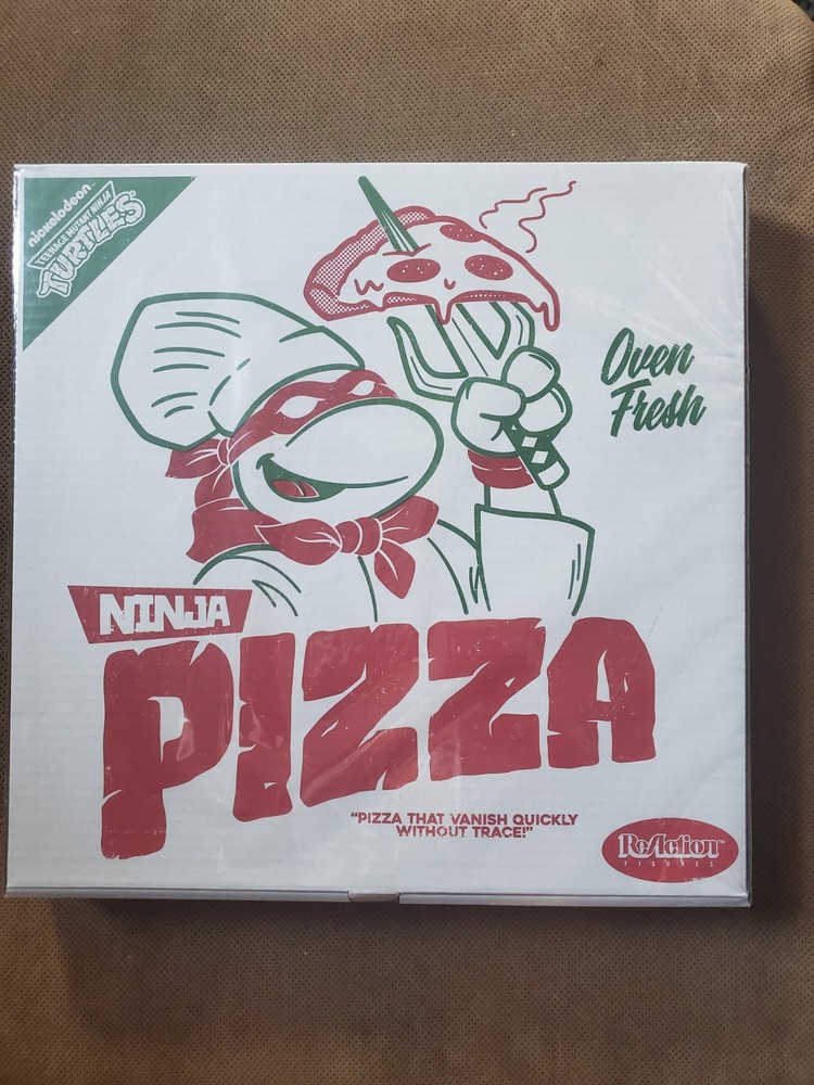 Super7 TMNT Ninja Turtles Pizza Box SDCC 2019 ReAction Figures NIB