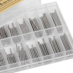 1.3MM/1.4MM 8‑26MM Watch Bracelet Pin Friction Bar Assortment Watch Repairing