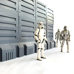 4xMimban Trench Panels/ Walls for 6 IN FIGURE DIORAMA