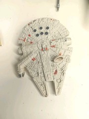 Star Wars Micro Galaxy/Hotwheels Poe,Tie,A-Wing,Falcon,Snow Speeder Lot Of 5