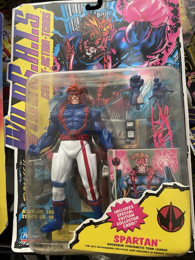 1994 Wildcats Spartan, Warblade, Maul, & Helspont Action Figures