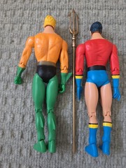 DC DIRECT SILVER AGE AQUAMAN & AQUALAD FIGURES