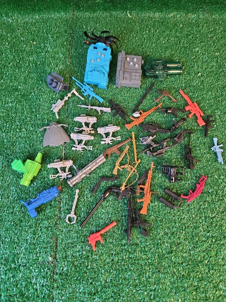 GI Joe And Other Action Figures Mixed Lot Of Weapons/Accessories