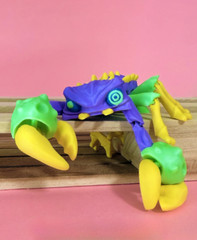 Articulated Scorpion, Flexi Fidget Toy, 3D Printed