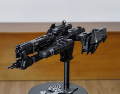 Halo Spacecraft Spaceship Model Battles Ship Resin Figure Painted Gifts Toy