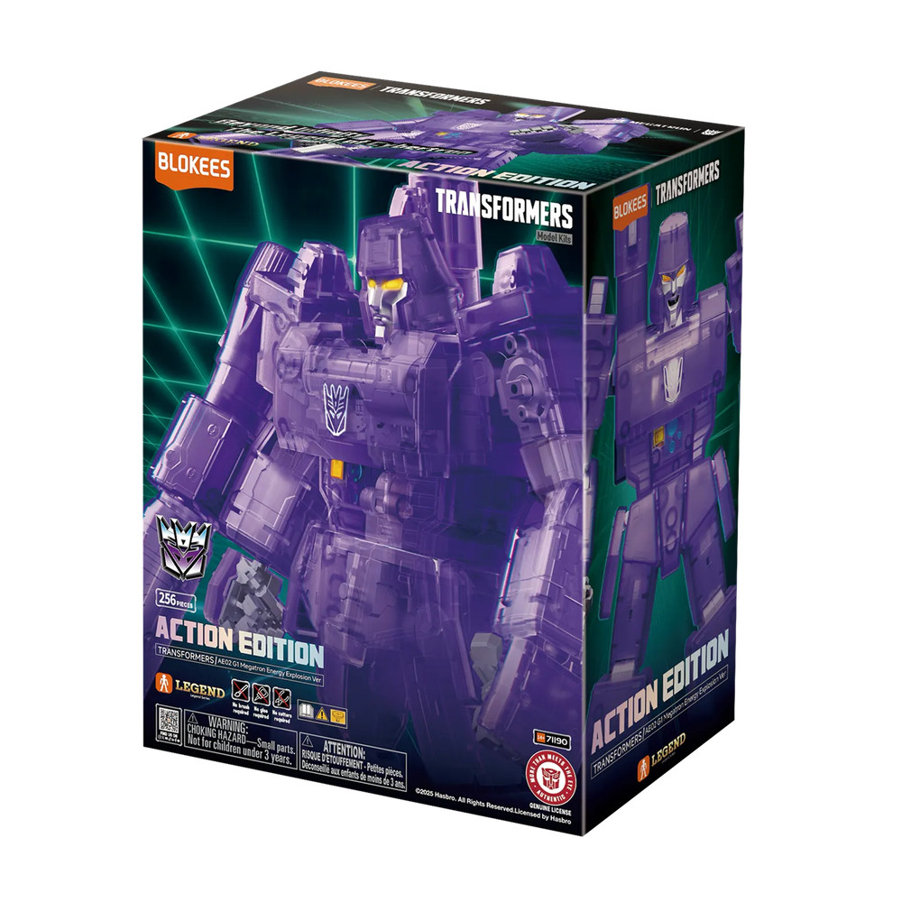 Blokees Transformers Action Edition 02 G1 Megatron Energy Explosion IN STOCK USA