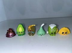 Shopkins Lot Of 6 Collectible Figures Toys Moose Enterprise