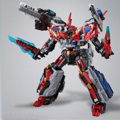 Samg Metal Cardbot Heavy Iron W Transform Robot Toy