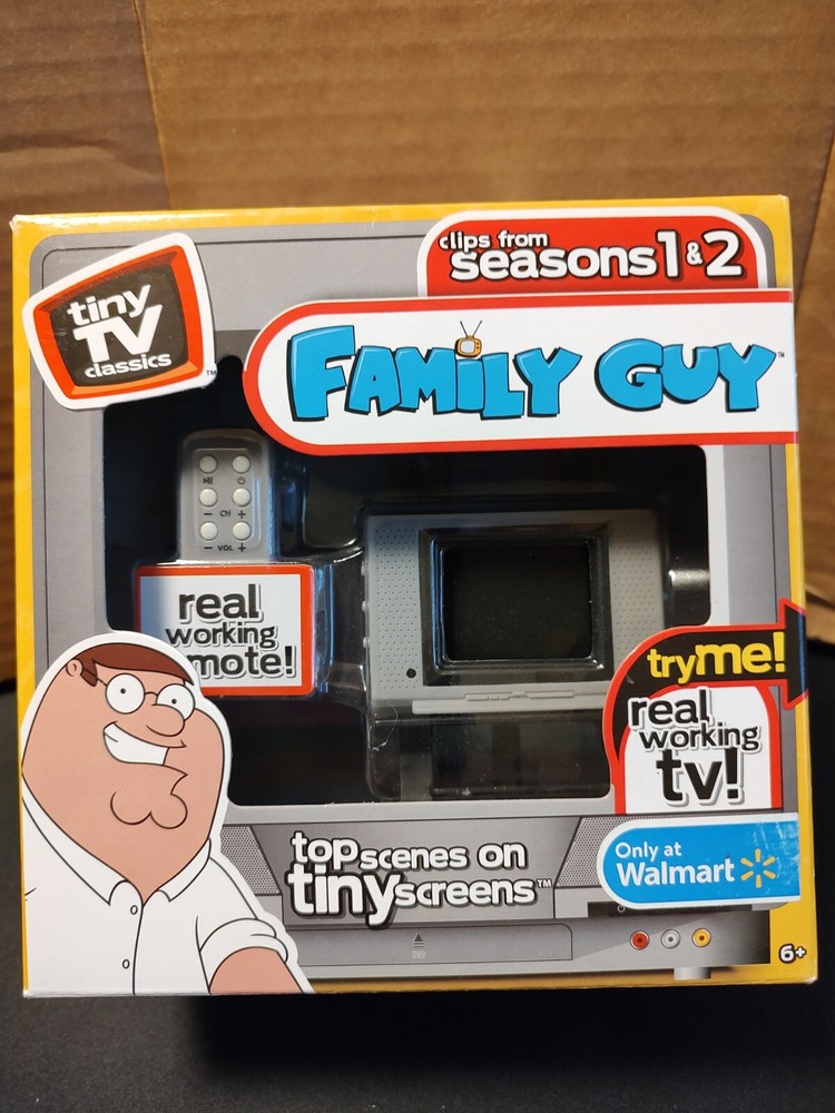 Tiny TV Classics: FAMILY GUY Edition, Collectible Color Show – Brand New