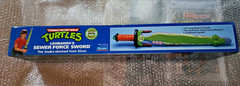 NEW! Teenage Mutant Ninja Turtles Sewer Force Leonardo’s Sword (Playmates, 1990)