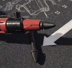 Transformers G1 Metropex 3D Printed Replacement Missile Set of x2 Made From ABS