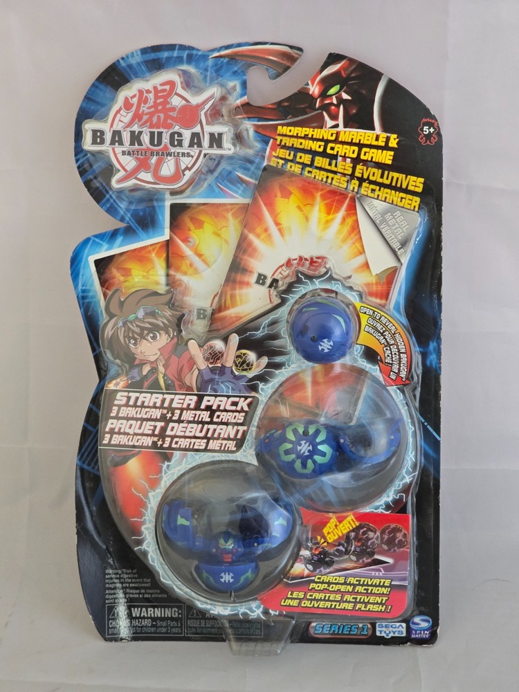 Bakugan Battle Brawlers Series 1 Starter Pack 2007 Reaper Serpenoid Fear Ripper